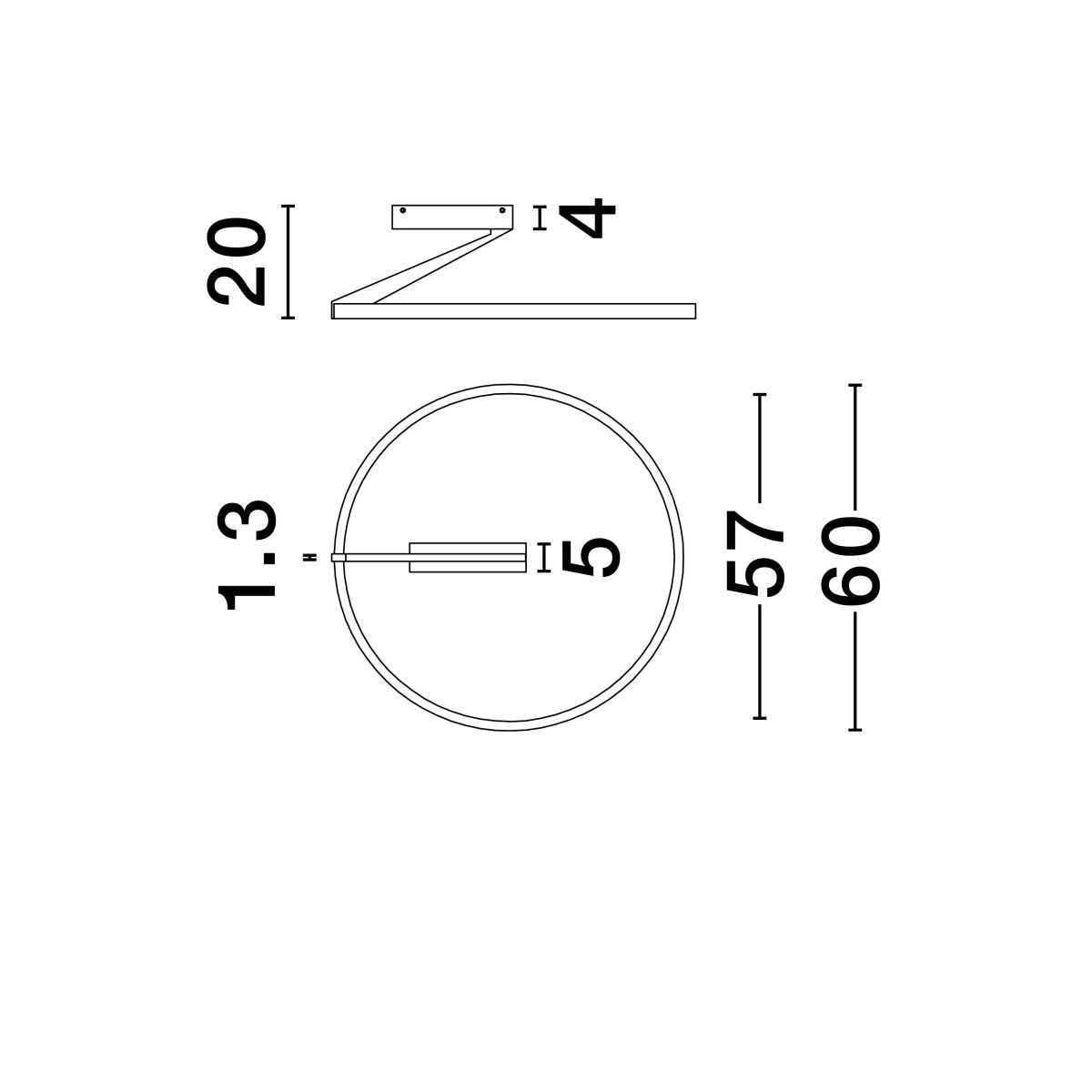 oryginalna lampa podtynkowa Luces Exclusivas ZUDANEZ LE44776 do podwieszanych sufitów