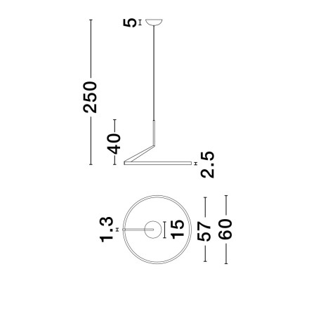olśniewająca lampa wisząca Luces Exclusivas ZUDANEZ LE44777