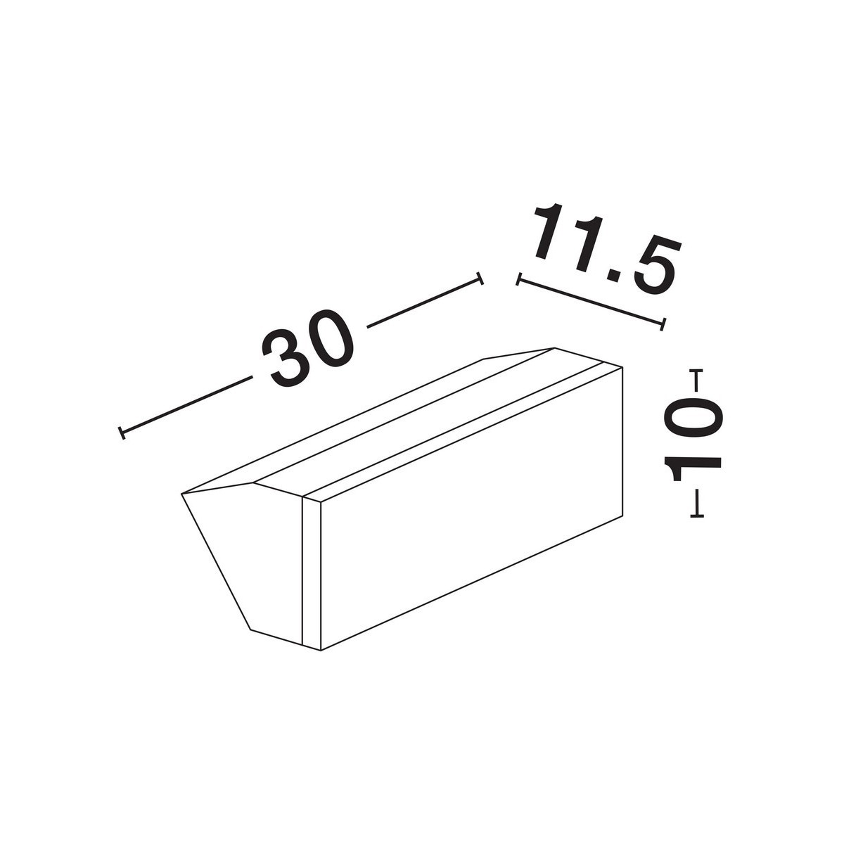 nie do podrobienia kinkiet ogrodowy Luces Exclusivas AMARETE LE73783