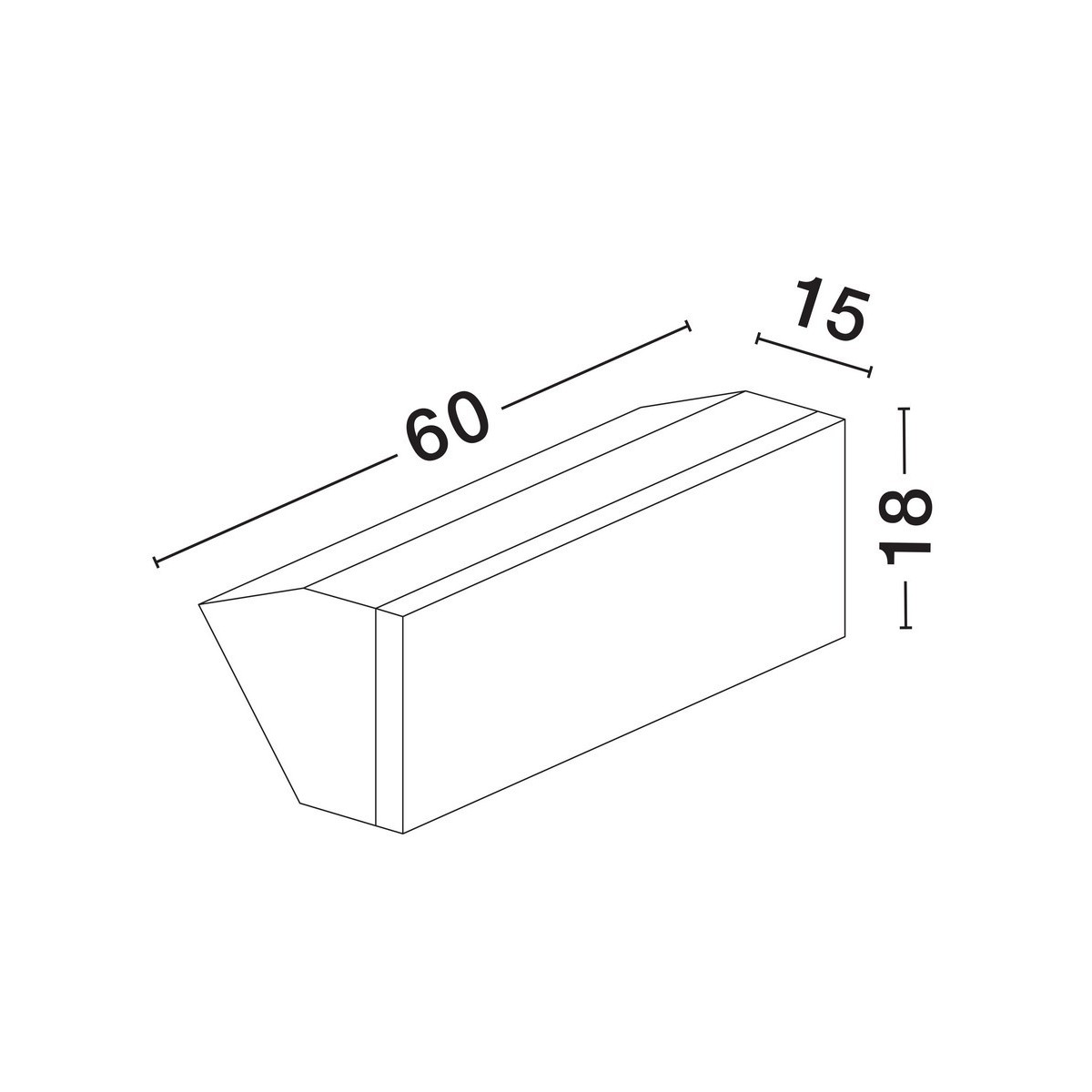wyjątkowy kinkiet ogrodowy Luces Exclusivas AMARETE LE73784
