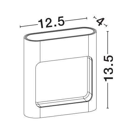 olśniewający kinkiet ogrodowy Luces Exclusivas ARBIETO LE73788