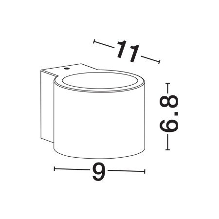 Jedyny w swoim rodzaju kinkiet ogrodowy Luces Exclusivas CABEZAS LE73796