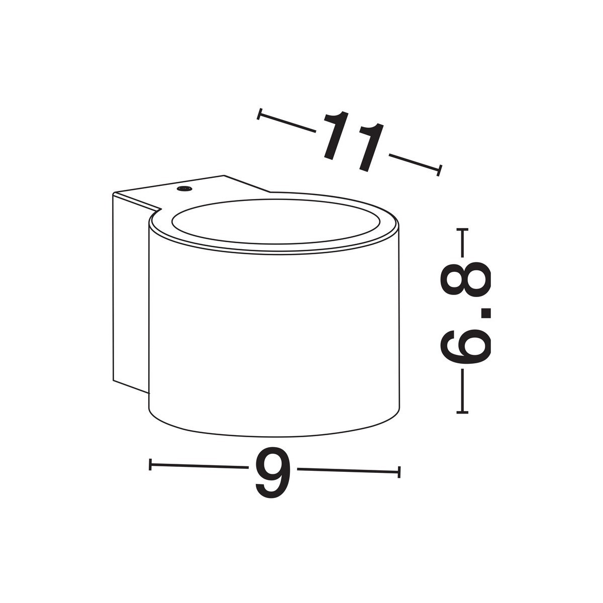 Jedyny w swoim rodzaju kinkiet ogrodowy Luces Exclusivas CABEZAS LE73796