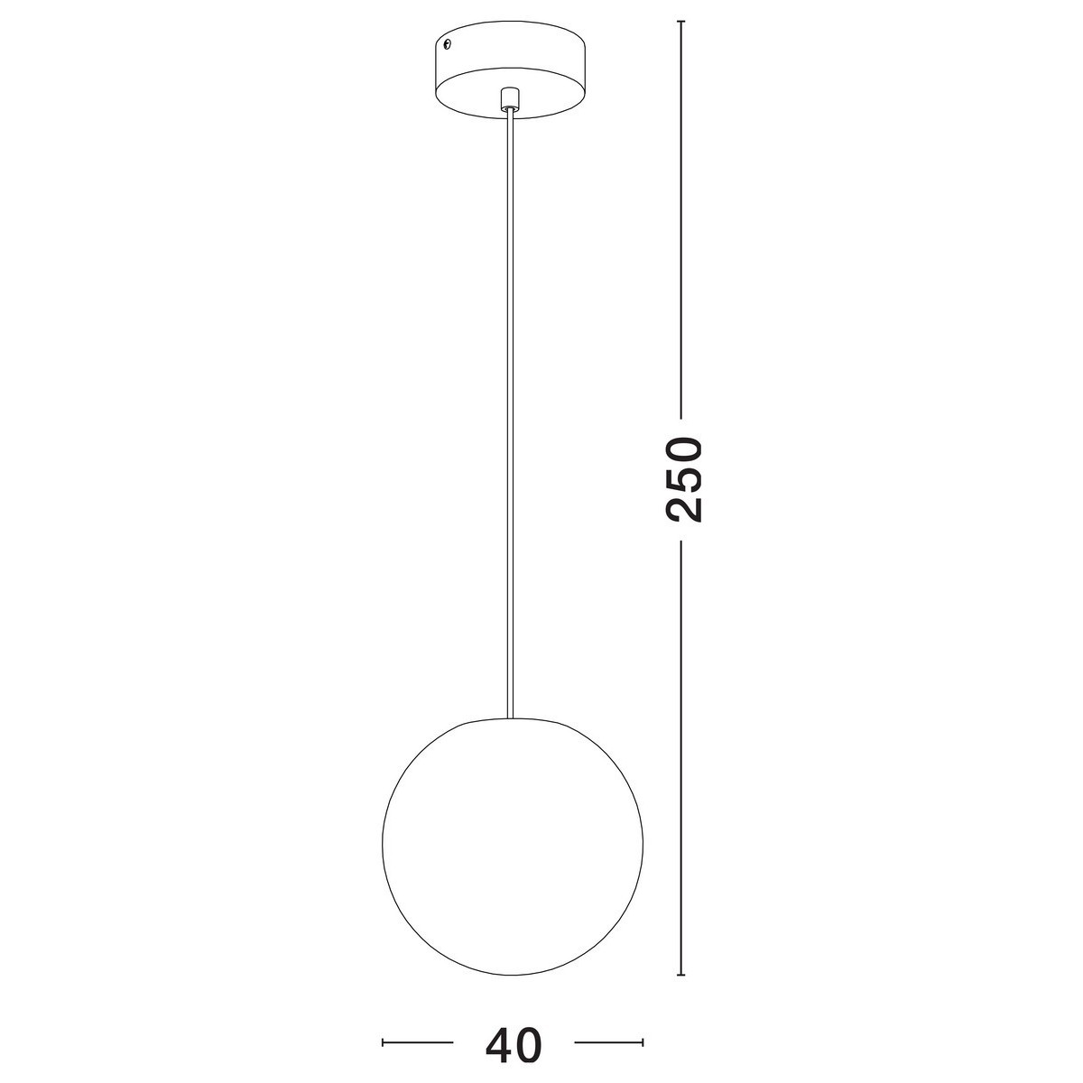 oryginalna lampa ogrodowa wisząca Luces Exclusivas CELENDIN LE73761