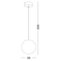 olśniewająca lampa ogrodowa wisząca Luces Exclusivas CELENDIN LE73762