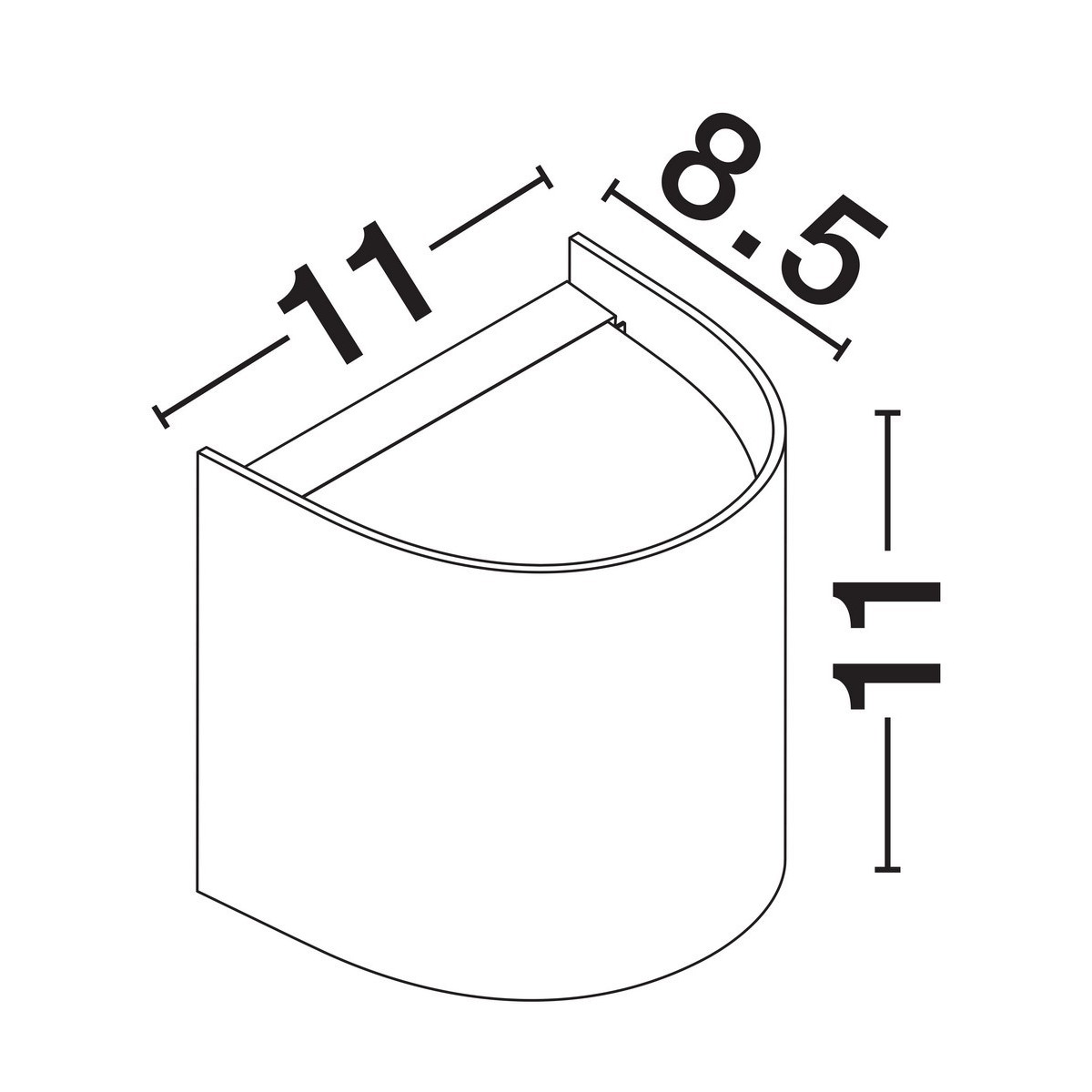 czarujący kinkiet ogrodowy Luces Exclusivas CULPINA LE73803