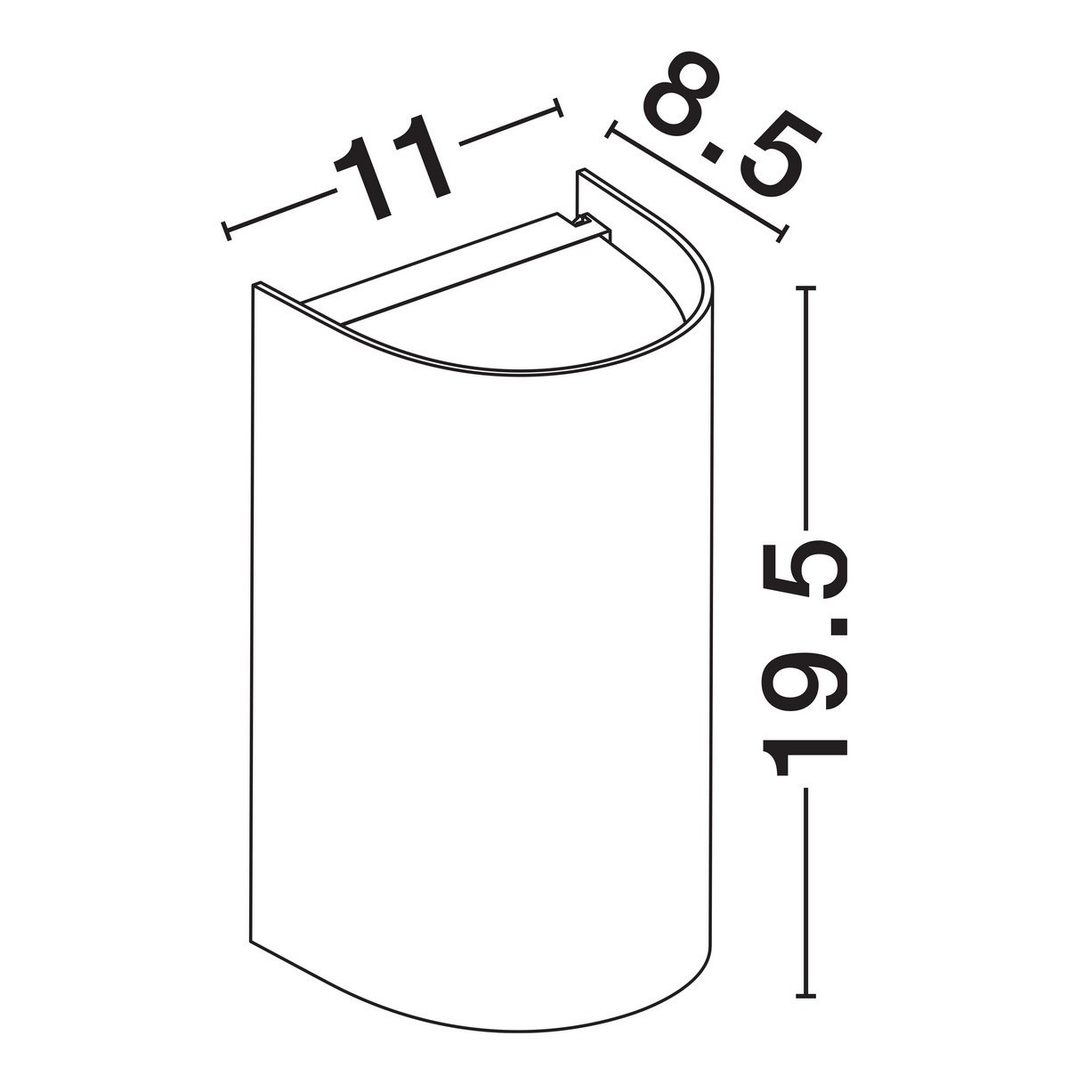 wspaniały kinkiet ogrodowy Luces Exclusivas CULPINA LE73804