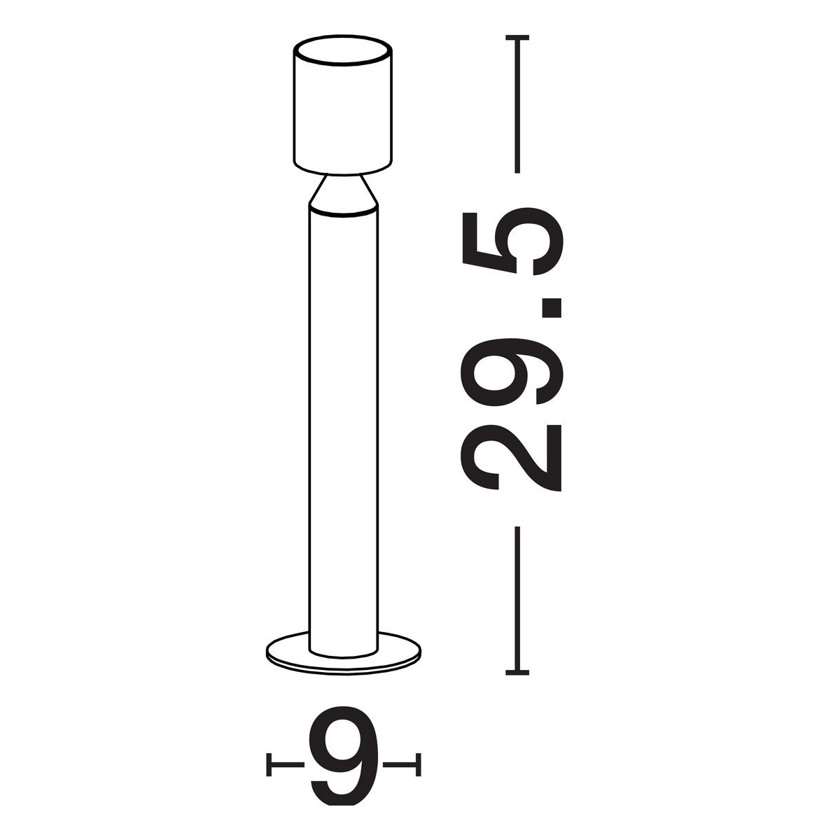 zachwycająca lampa ogrodowa - stojąca Luces Exclusivas HUANCAYO LE73758