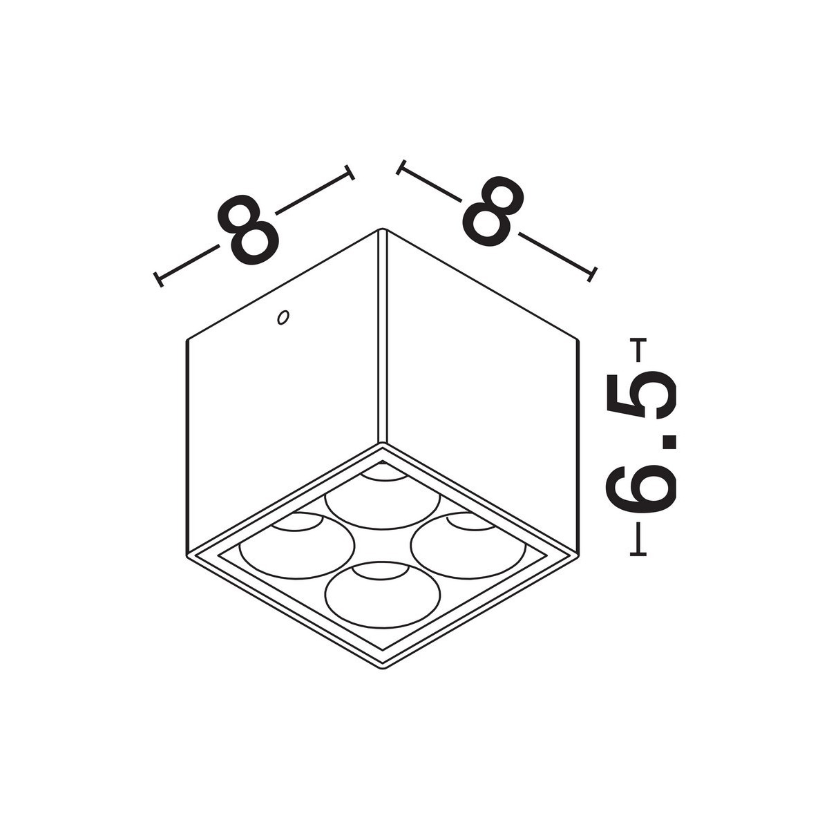 wspaniała zewnętrzna lampa sufitowa Luces Exclusivas MOQUEGUA LE73768