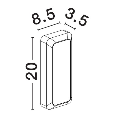 Ekskluzywny kinkiet ogrodowy Luces Exclusivas PASCO LE73776