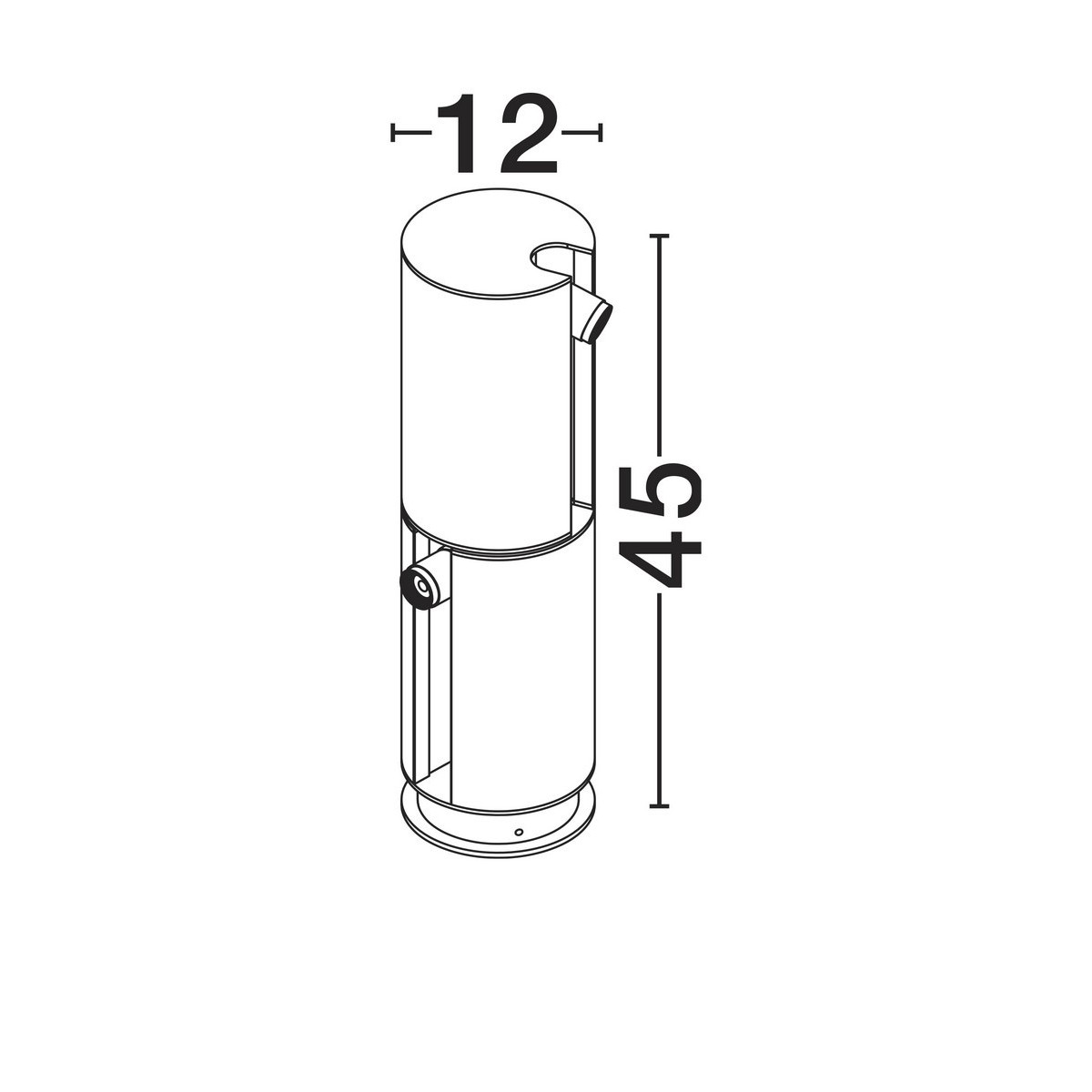 niepowtarzalna lampa ogrodowa - stojąca Luces Exclusivas SANTELO LE75132