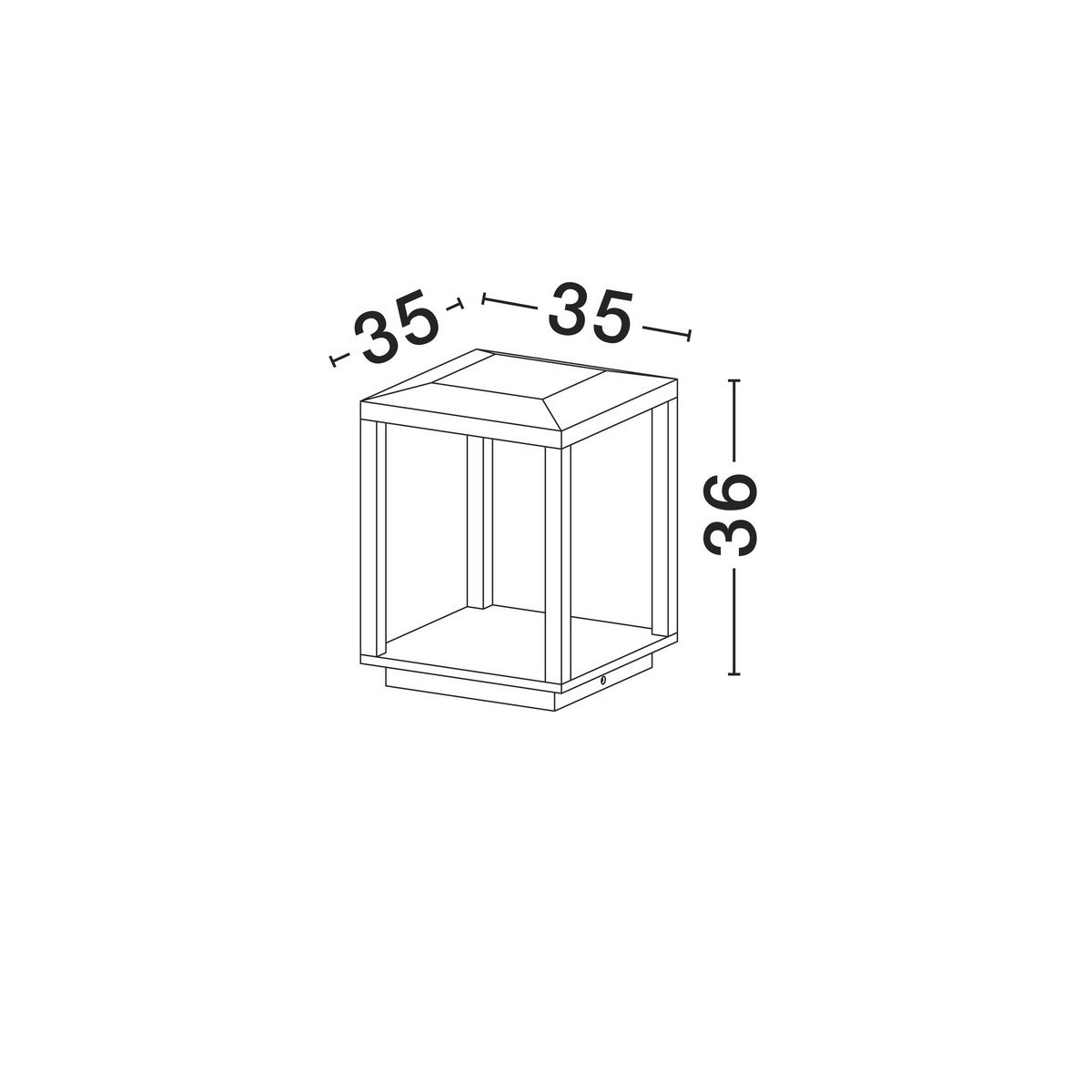 ekskluzywna lampa ogrodowa - stojąca Luces Exclusivas ORVENZA LE75175