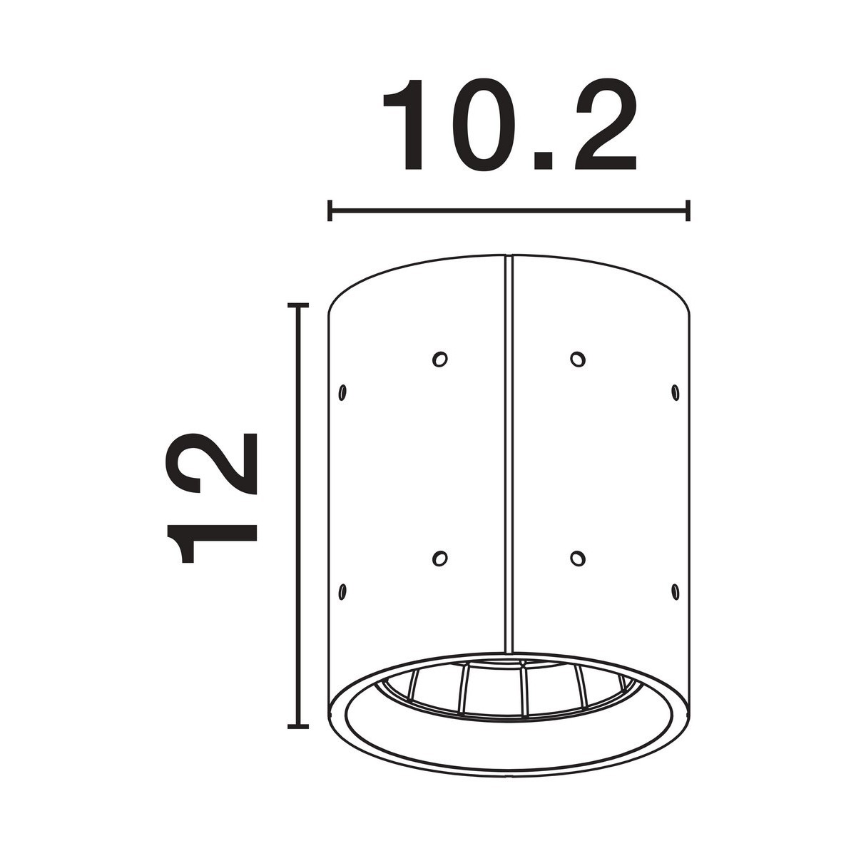 wytworna zewnętrzna lampa sufitowa Luces Exclusivas TRAVONO LE75179
