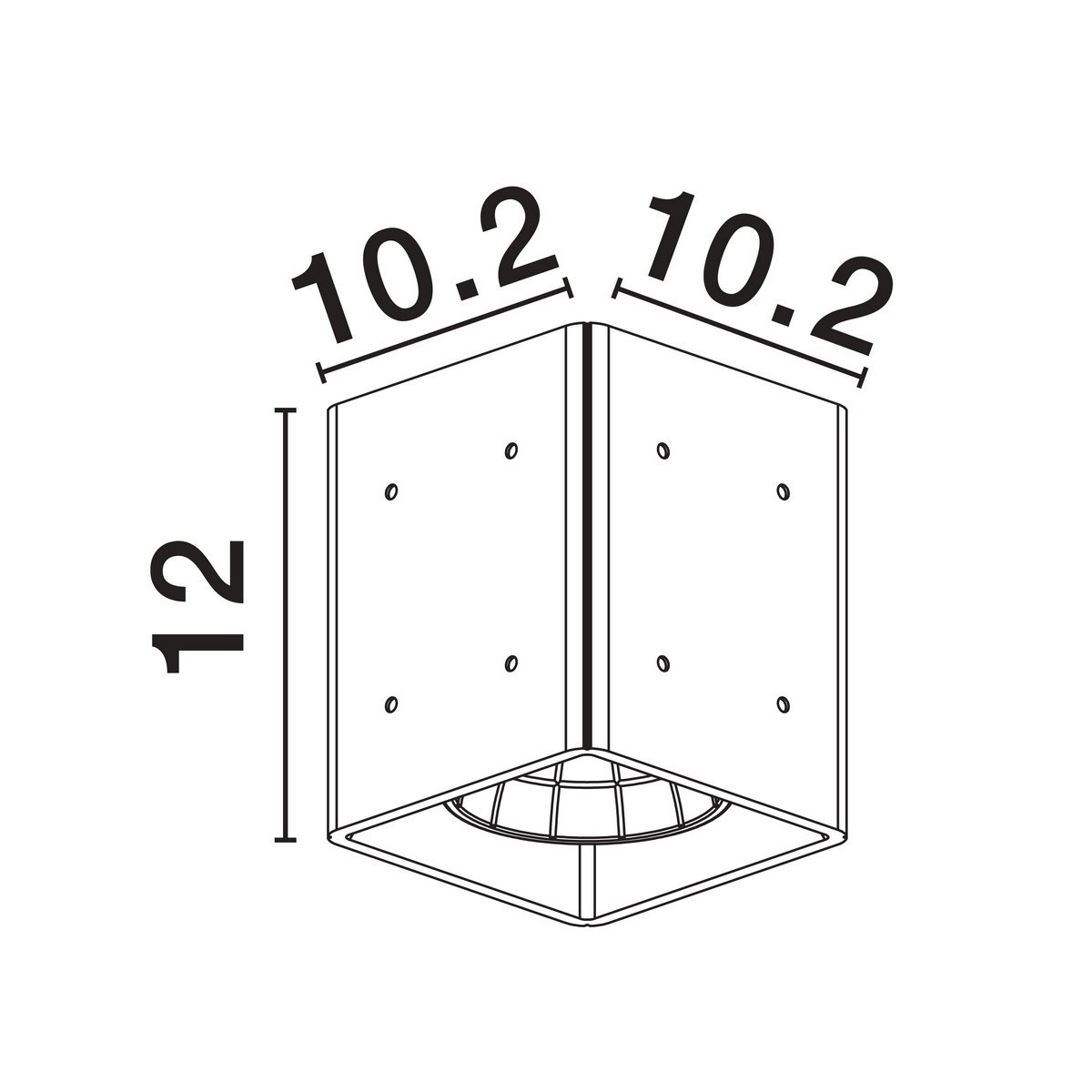 wyszukana zewnętrzna lampa sufitowa Luces Exclusivas TRAVONO LE75180
