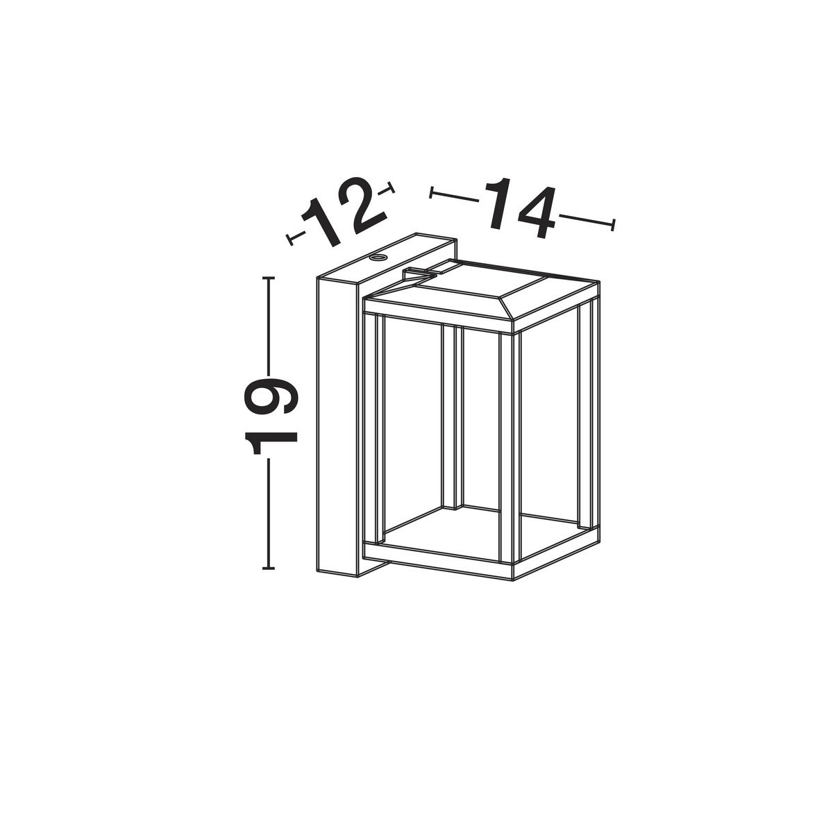 elegancki kinkiet ogrodowy Luces Exclusivas ORVENZA LE75189