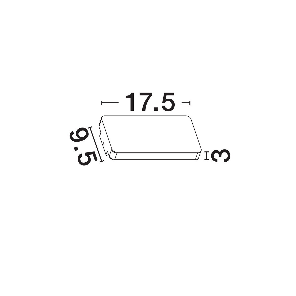 niezwykły kinkiet ogrodowy Luces Exclusivas CIFANDA LE75201