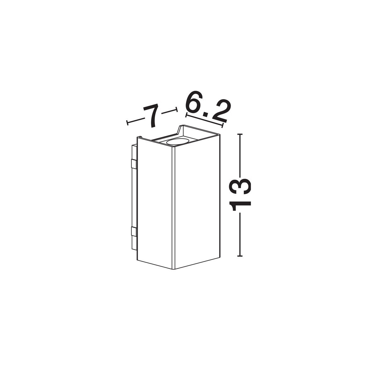 nieprzeciętny kinkiet ogrodowy Luces Exclusivas TORENZA LE75211