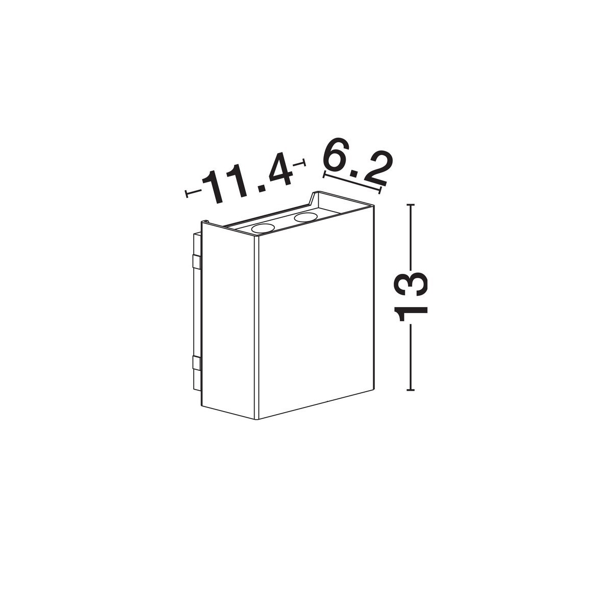 wyjątkowy kinkiet ogrodowy Luces Exclusivas TORENZA LE75214