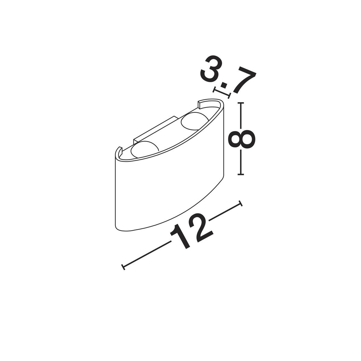 urokliwy kinkiet ogrodowy Luces Exclusivas CALMERO LE75220