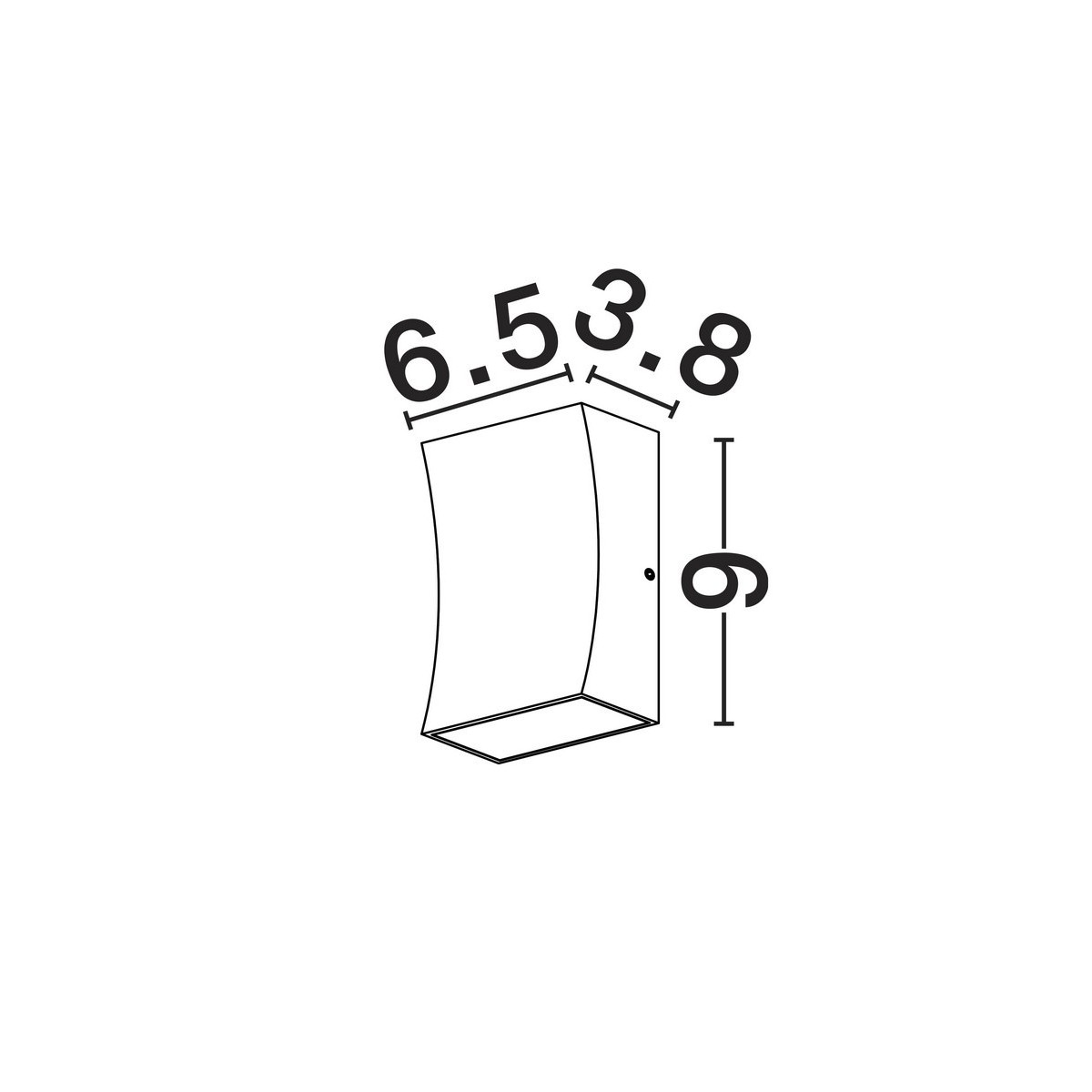 szykowny kinkiet ogrodowy Luces Exclusivas ZARDUNA LE75221