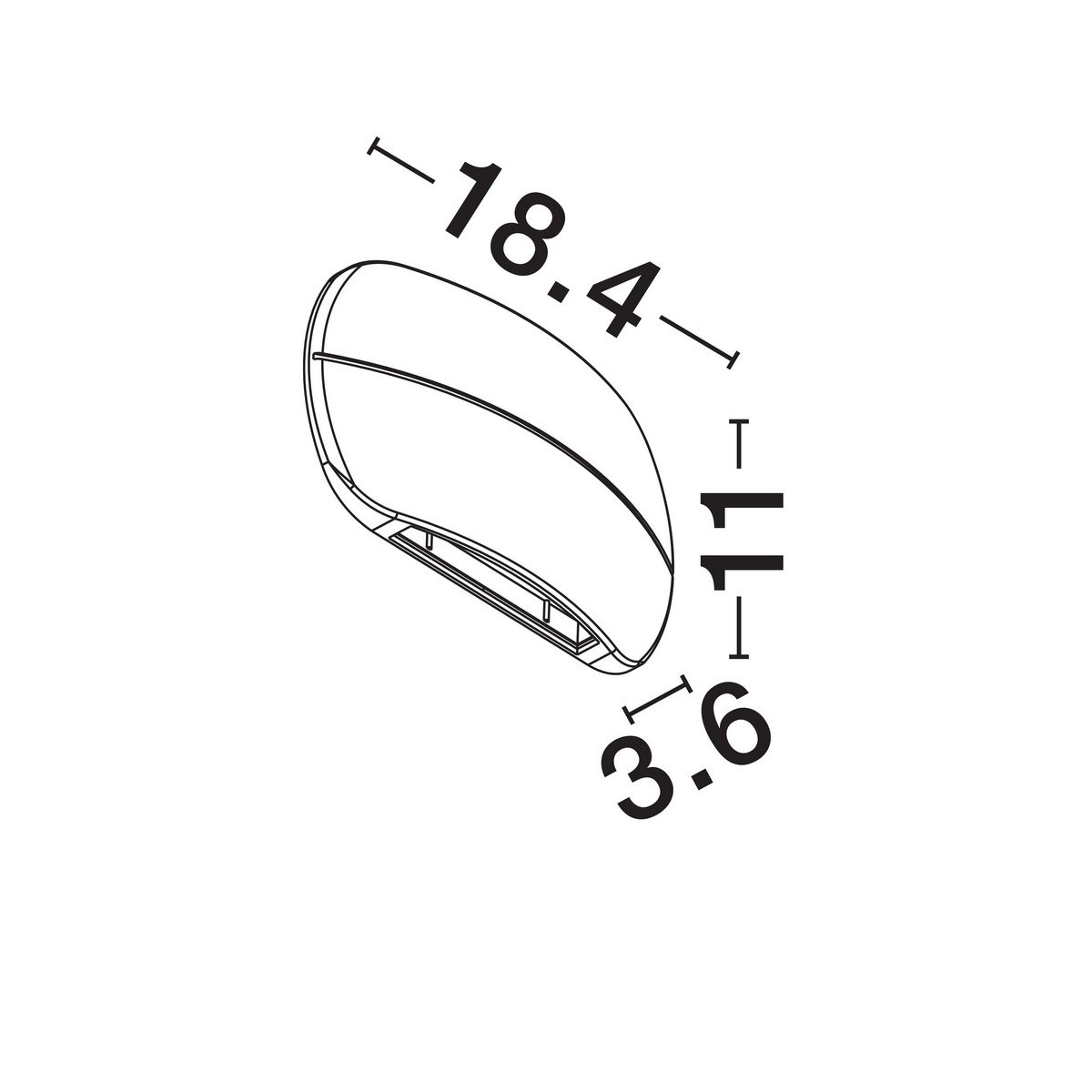 innowacyjny kinkiet ogrodowy Luces Exclusivas FARDANO LE75228