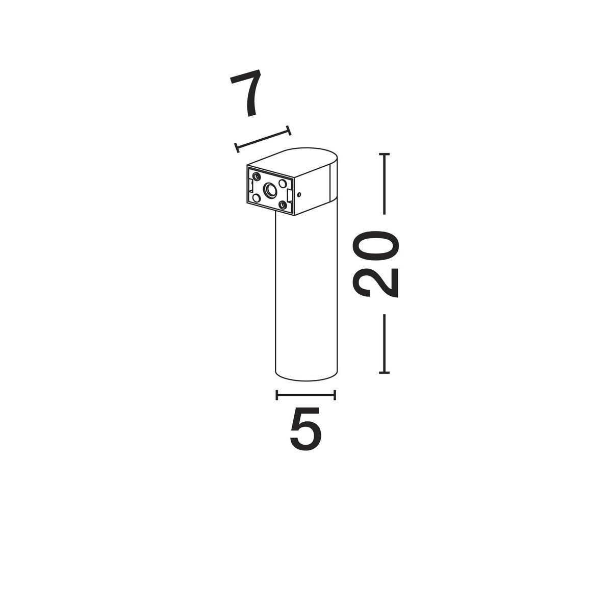 prestiżowy kinkiet ogrodowy Luces Exclusivas JASTELA LE75244