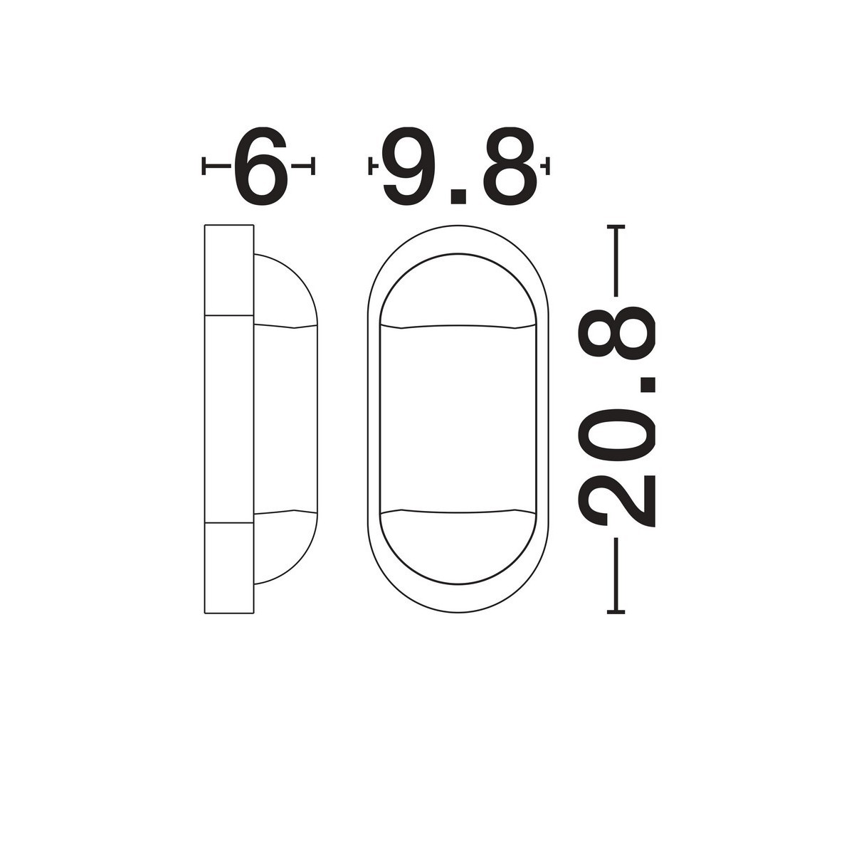 czarujący kinkiet ogrodowy Luces Exclusivas SOVANDO LE75251