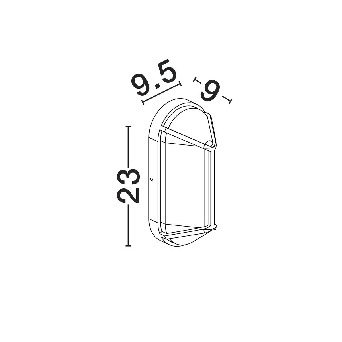 zachwycający kinkiet ogrodowy Luces Exclusivas CASVELO LE75254