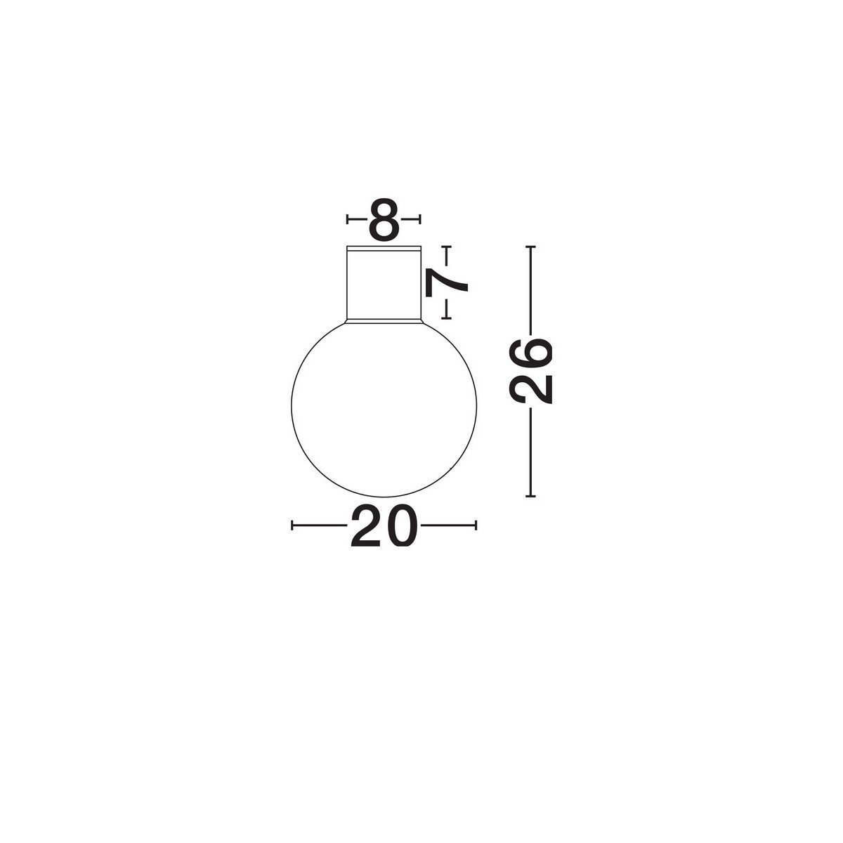 postępowa zewnętrzna lampa sufitowa Luces Exclusivas BAZORIA LE75257