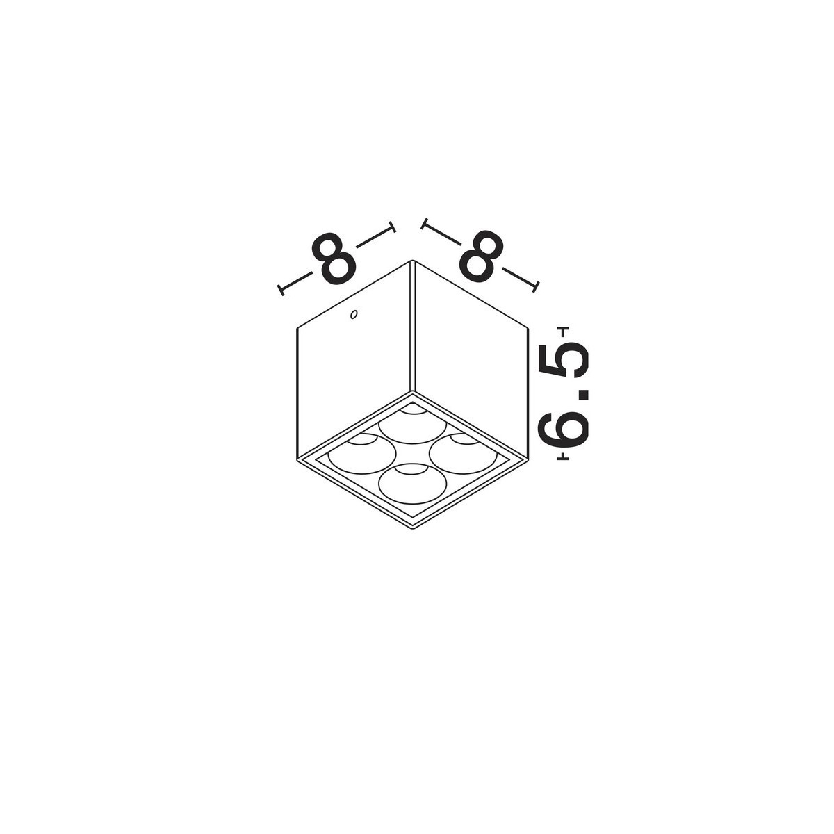 nieprzeciętna zewnętrzna lampa sufitowa Luces Exclusivas JUNERIO LE75263