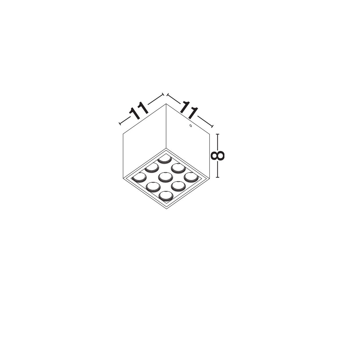 niepowtarzalna zewnętrzna lampa sufitowa Luces Exclusivas JUNERIO LE75264