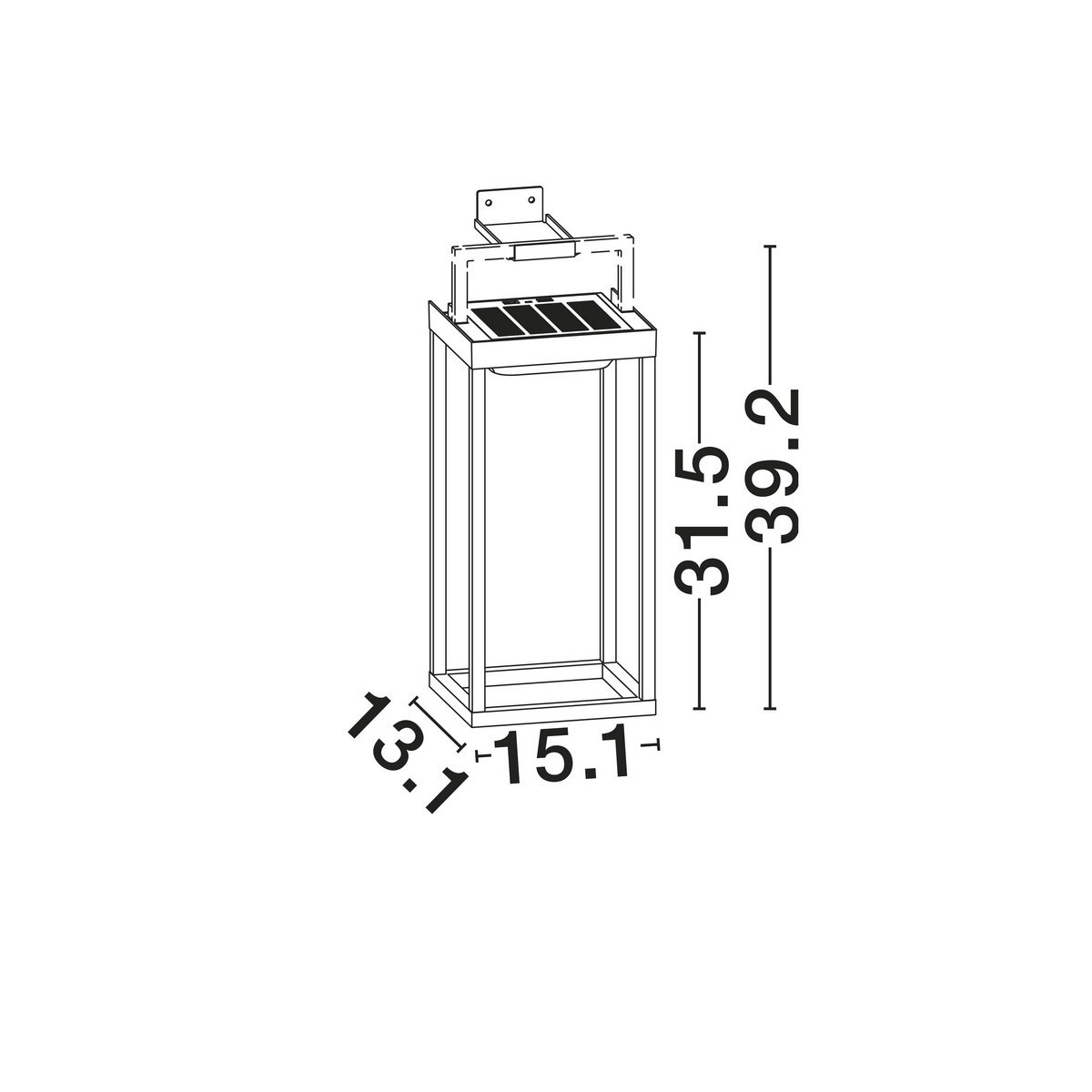 urokliwy kinkiet ogrodowy Luces Exclusivas OLVERTO LE75291