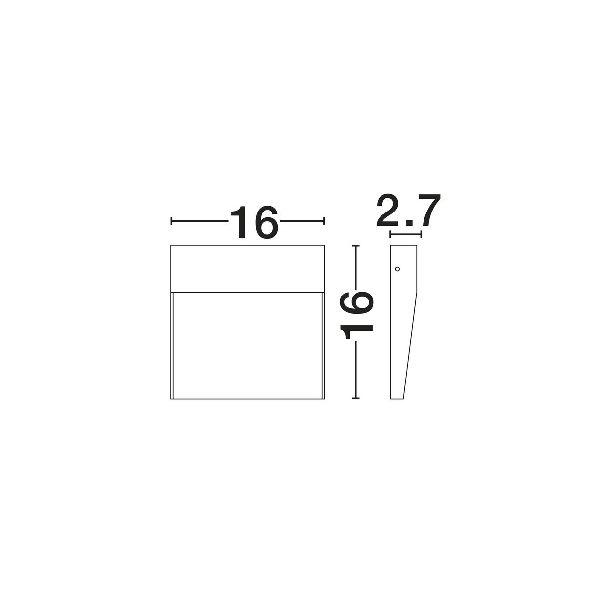 awangardowy kinkiet ogrodowy Luces Exclusivas LORCENA LE75297