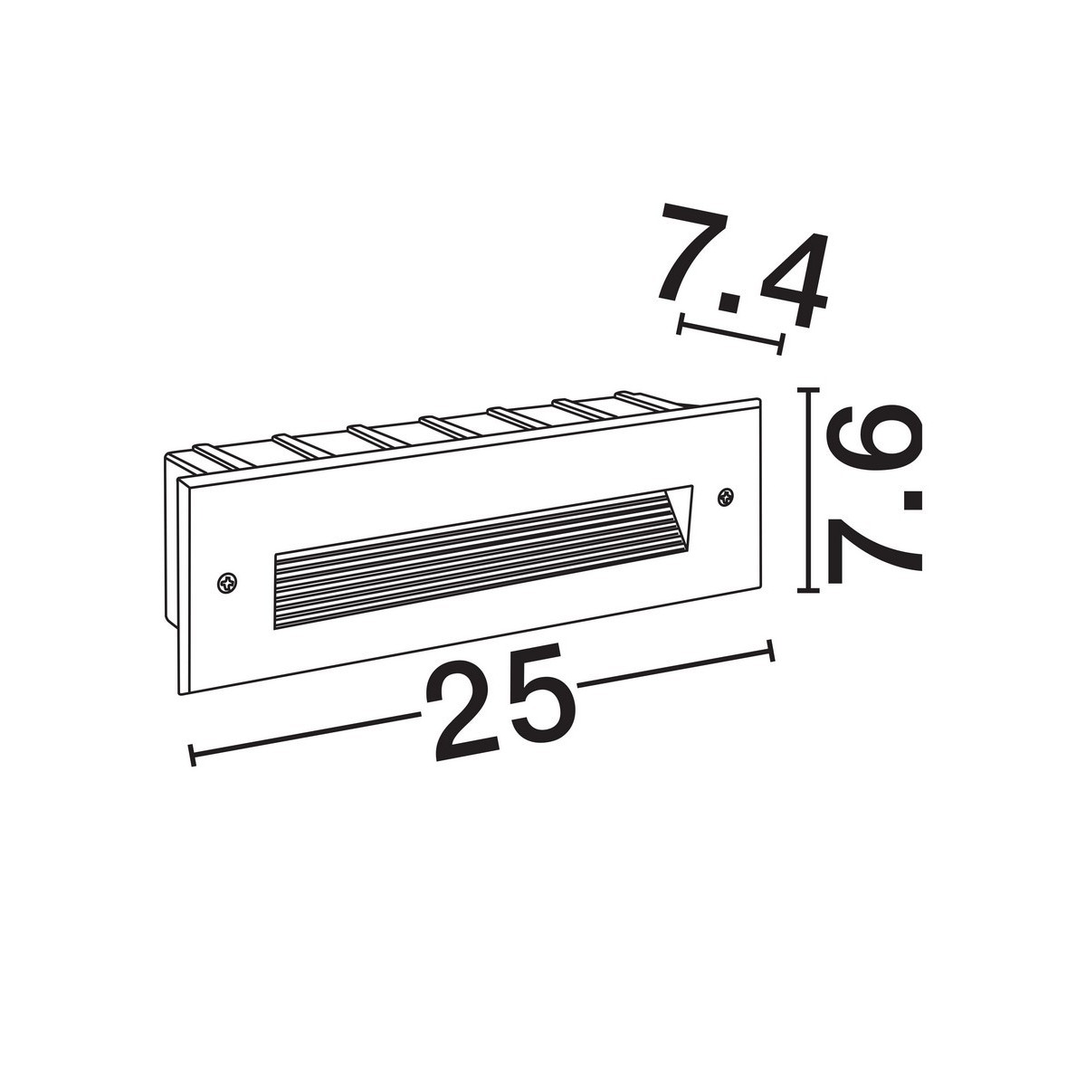 oryginalny kinkiet ogrodowy Luces Exclusivas CENDILO LE75318