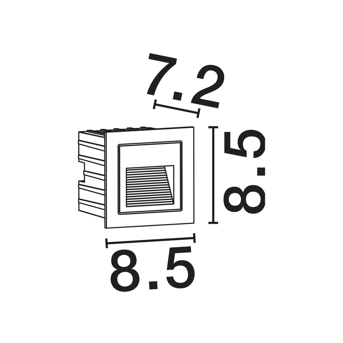 nie do podrobienia kinkiet ogrodowy Luces Exclusivas CENDILO LE75319