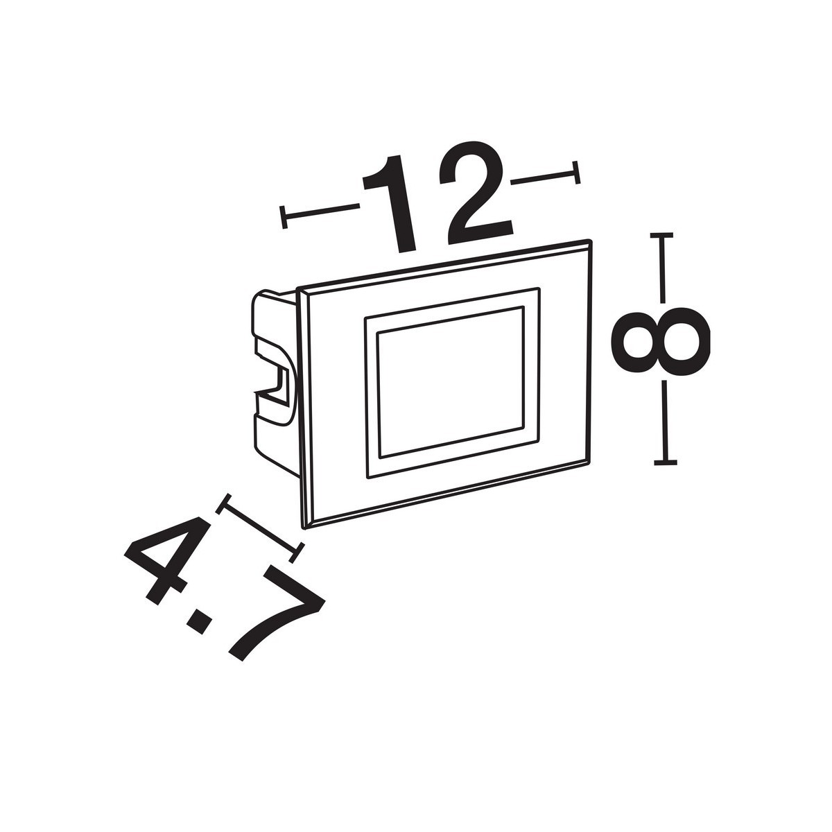 olśniewający kinkiet ogrodowy Luces Exclusivas LAVERNO LE75324
