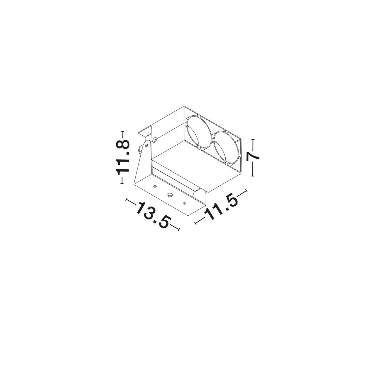 awangardowa lampa ogrodowa - stojąca Luces Exclusivas VENZIRA LE75343