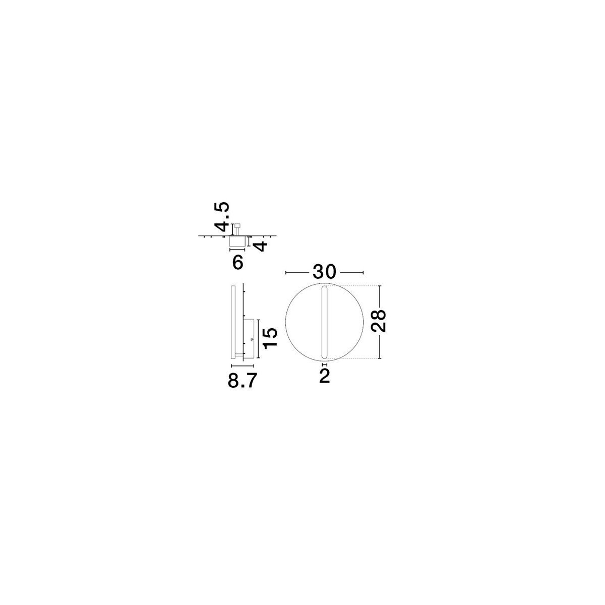 wyjątkowy kinkiet Luces Exclusivas GALURCA LE45108