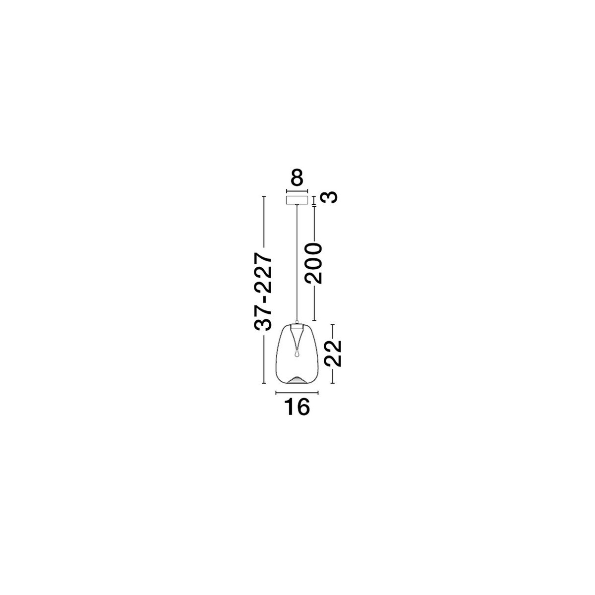 elitarna lampa wisząca Luces Exclusivas JAREVIA LE45125