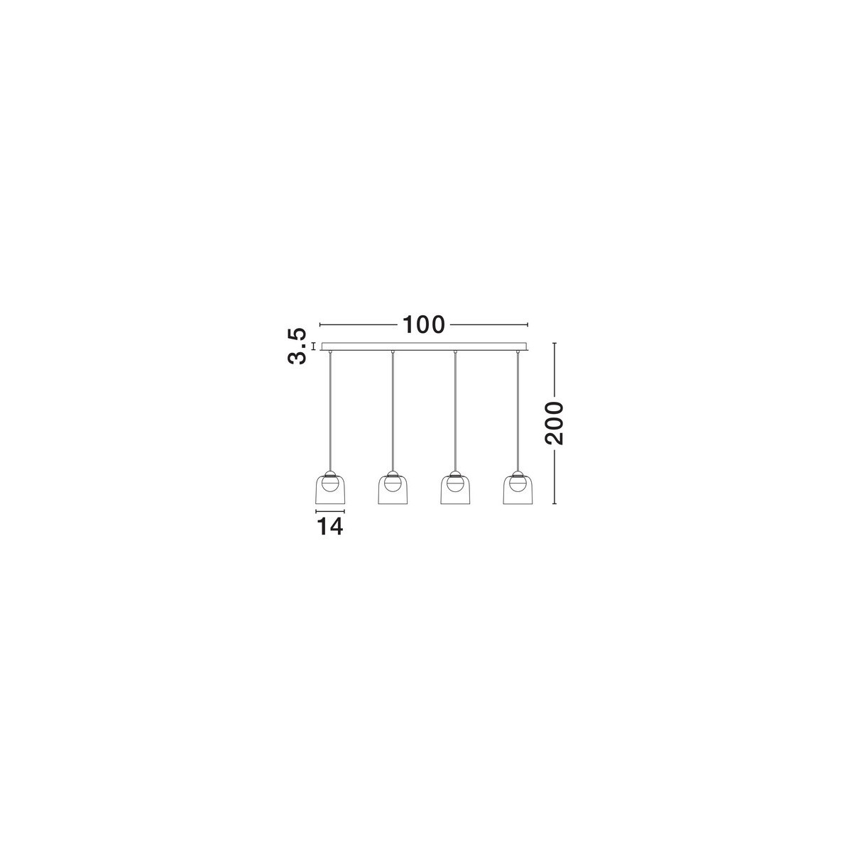 oryginalna lampa wisząca Luces Exclusivas TAVENCO LE45212