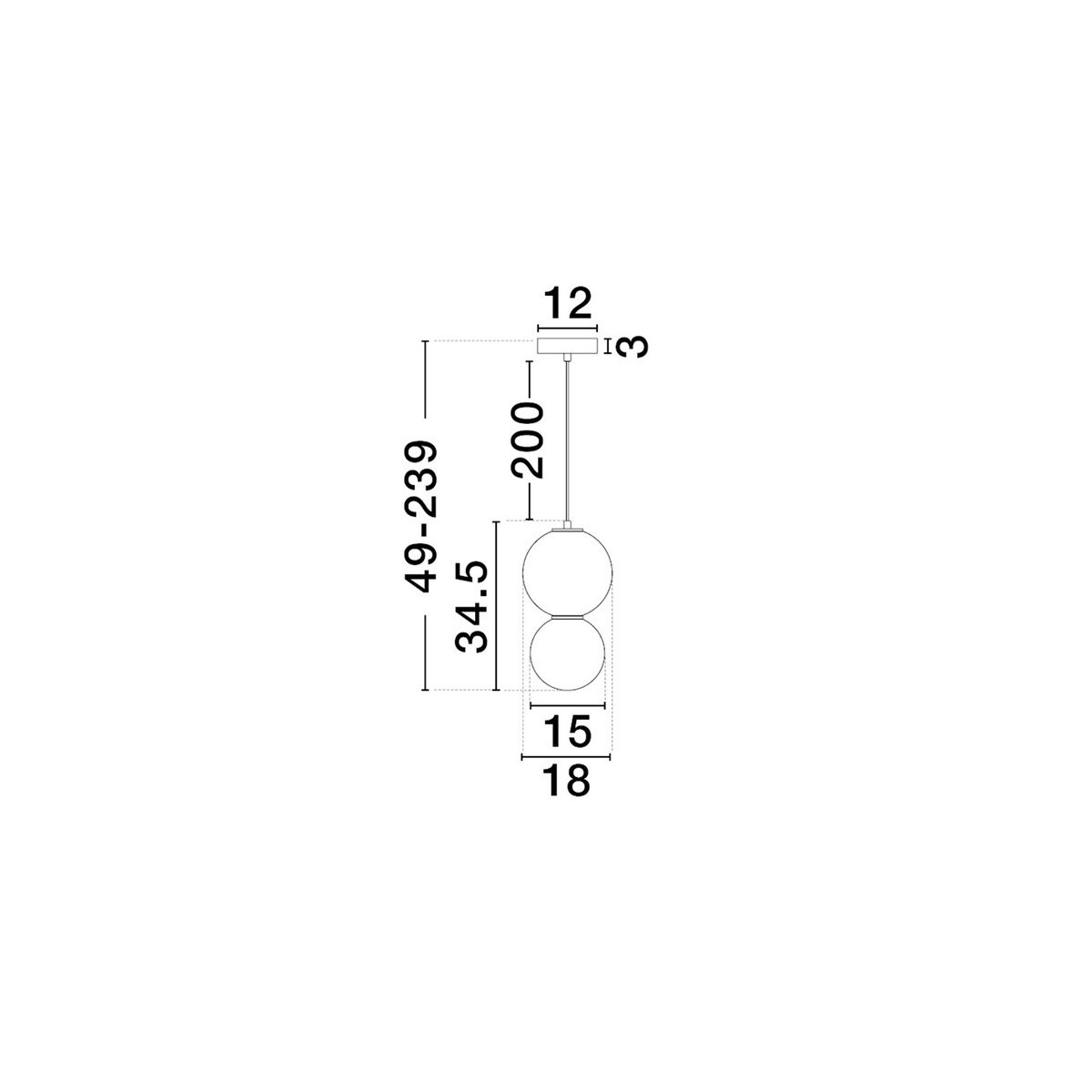 luksusowa lampa wisząca Luces Exclusivas JORELIA LE45251