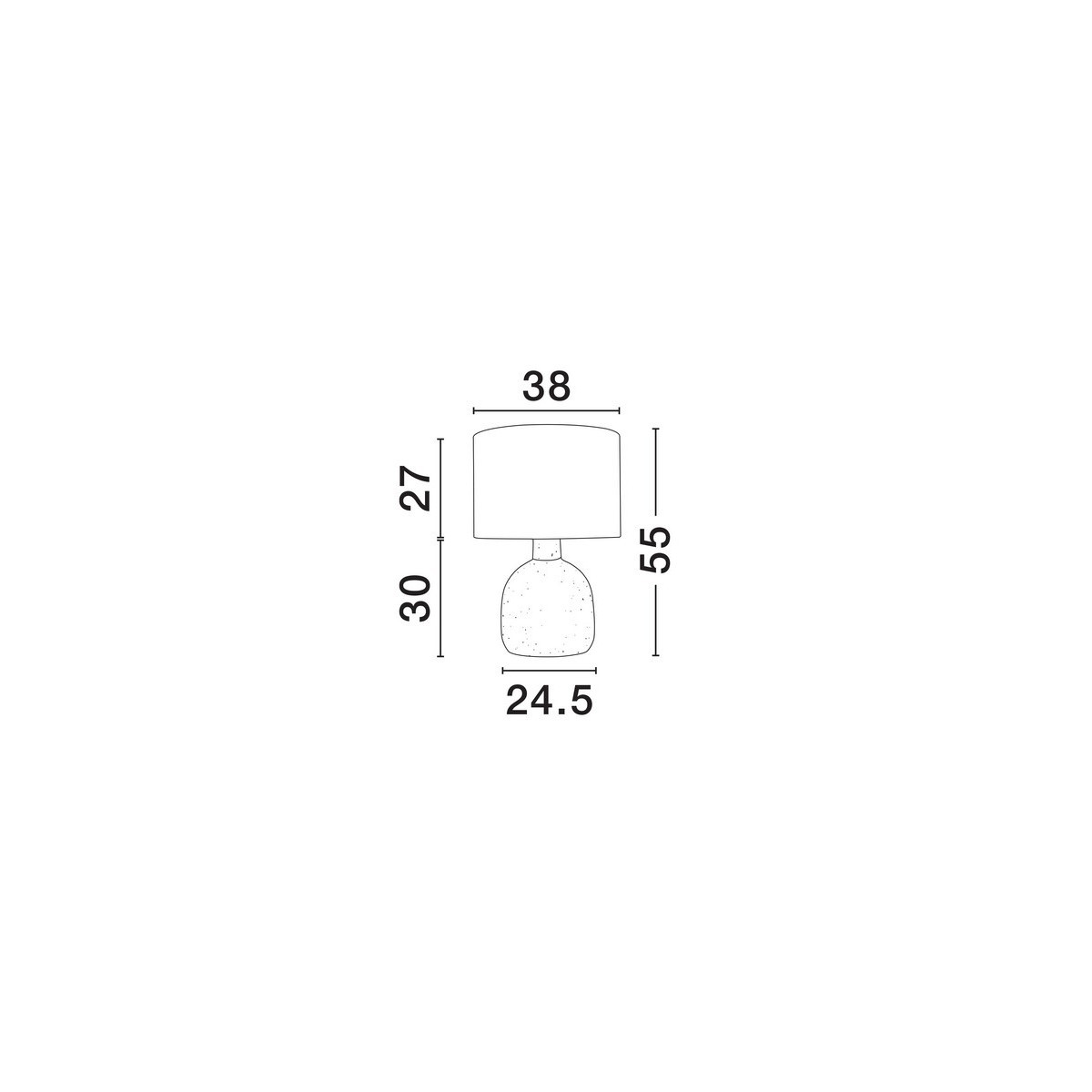 elitarna lampa stołowa Luces Exclusivas CANZURO LE45290