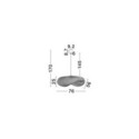 wybitna lampa wisząca Luces Exclusivas NULVERO LE45366
