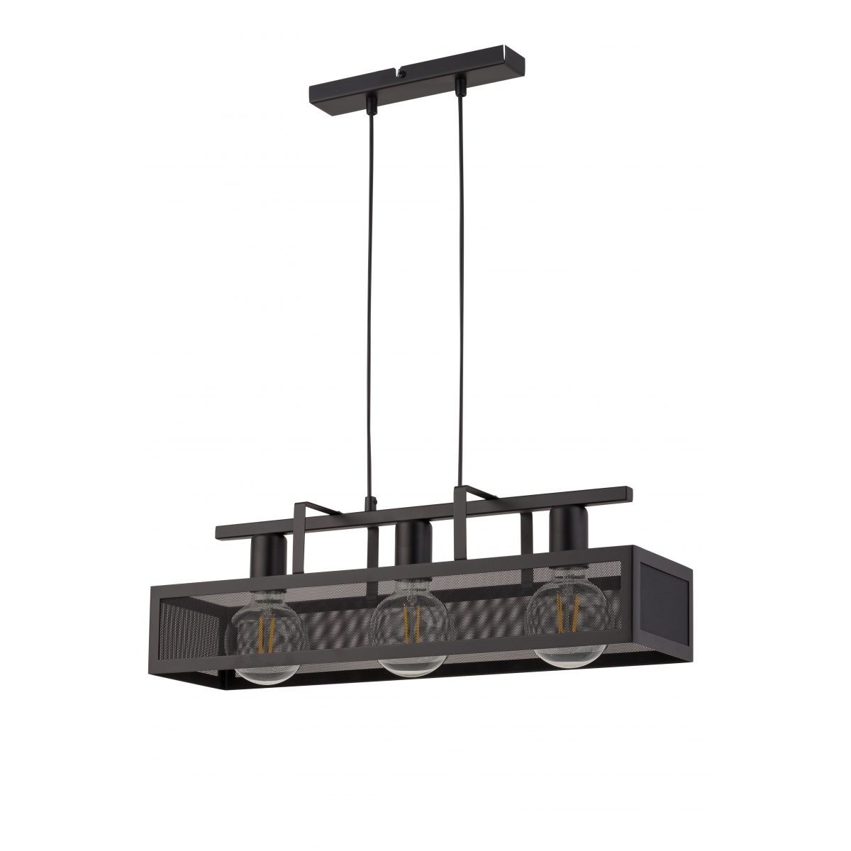 imponująca oprawa Sigma Albert lampa wisząca 32173 kolor czarny 3 x E27 15W Led