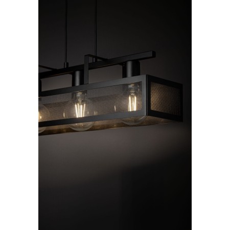 imponująca oprawa Sigma Albert lampa wisząca 32173 kolor czarny 3 x E27 15W Led