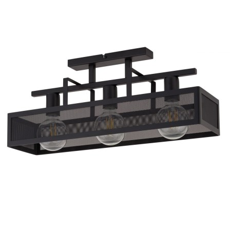 niebanalna oprawa Sigma Albert plafon 32174 kolor czarny 3 x E27 15W Led