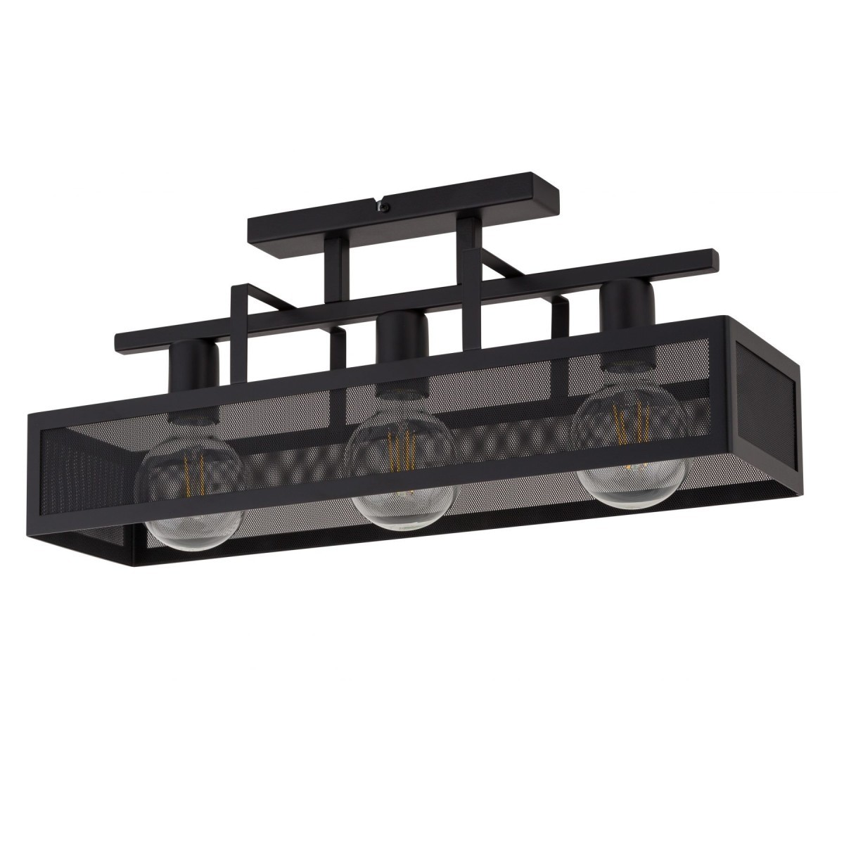 niebanalna oprawa Sigma Albert plafon 32174 kolor czarny 3 x E27 15W Led