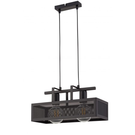 niepowtarzalna oprawa Sigma Albert lampa wisząca 32175 kolor czarny 2 x E27 15W Led