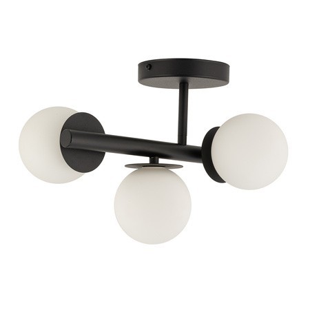 stylowa oprawa Sigma AVOLA plafon 40790 kolor czarny 3 x G9 12W led