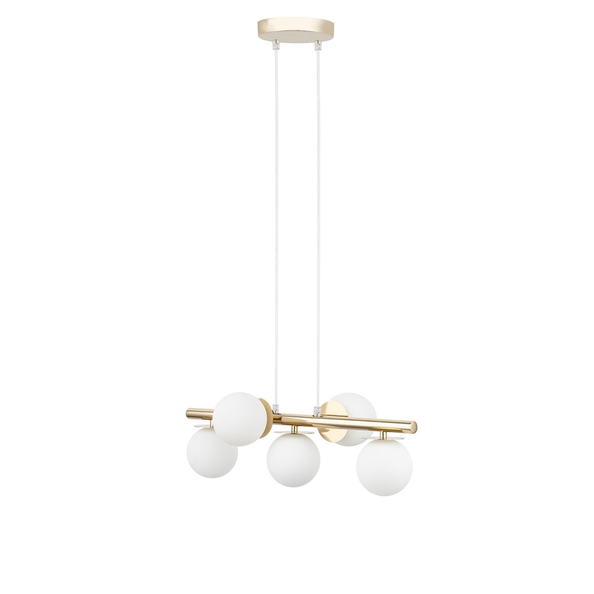 unikalna oprawa Sigma AVOLA lampa wisząca 40795 kolor złoty 5 x G9 12W led